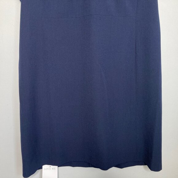 MM LaFleur Dress 3X Navy Aditi WonderTex Corp Career Classic Minimalist Capsule - Picture 8 of 11